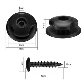 20 pieces round knobs for trailers, round tarpaulin hooks, trailer knobs hooks, vehicle fastening hooks for trailer nets, tarpaulin fastening