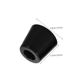 Gatuida 10pcs Thick Rubber Furniture Floor Protectors Round Chair Leg Pads Non-Slip Soft Cushion Feet for Cabinets Tables and Chairs Ф19*15 * 17 for Hardwood and Tile Floors