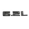 2pcs New 6.2L Emblems 3D Hood Badge Logo Compatible for