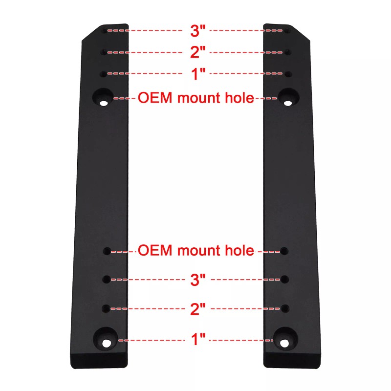 sinocea0 For 09-13 Harley Touring 1-3 inch Adjustable Tour Pak