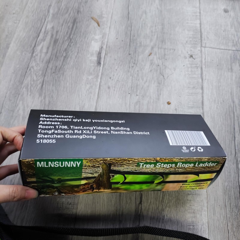 MLNSUNNY Double-Thickened and Widened 3-Step Climbing Aider for Hunting Tree