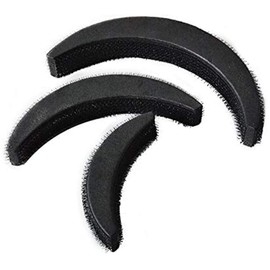 Pack of 3 Women's Volume Hair Base, DIY Bump Styling Clip Stick Bun Hair Styling Maker Insert Tool for Instant Hair Volume