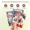 600PCS Fundas para Tarjetas, Protectores de Tarjetas Coleccionables, Protectores Transparentes