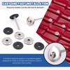 Glarks 120Pcs M5.5x25 Stainless Steel Neoprene Backed EPDM Bonded Sealing