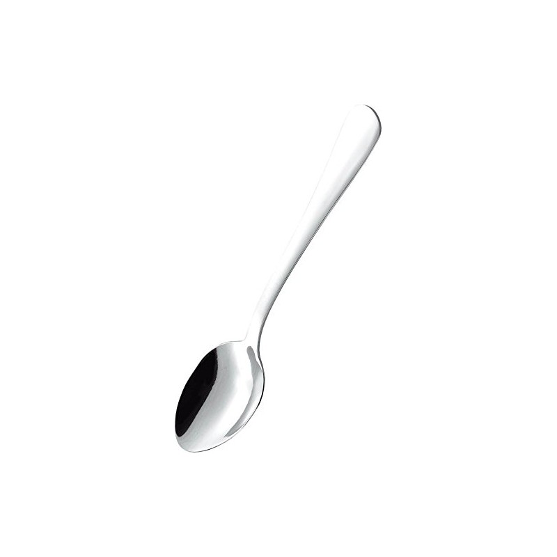 Esmeyer Sylvia Espresso Spoon, 12-Piece Mocha Spoon, Chrome Stainless Steel