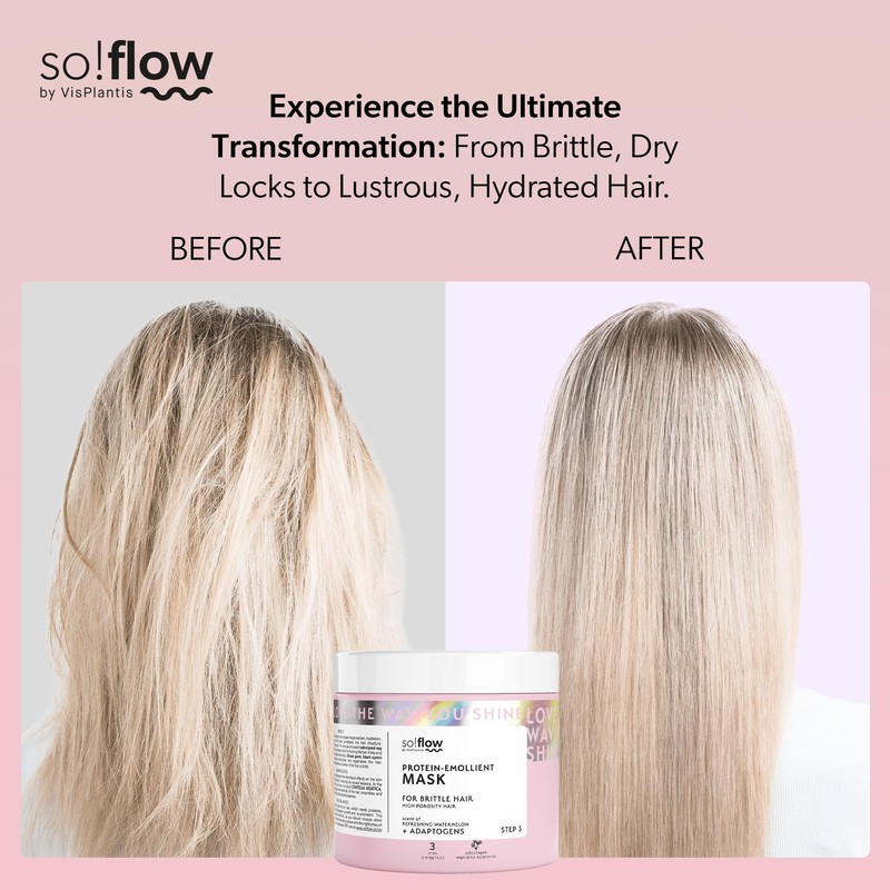 So!Flow Porosity Regeneration Hair Mask - Rejuvenates Brittle Hair with