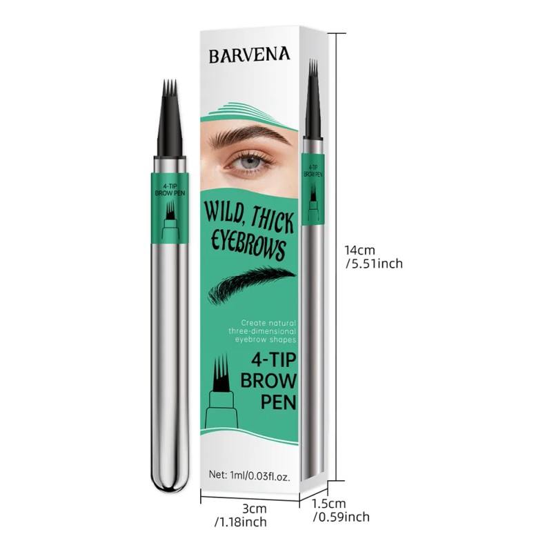Lápiz De Cejas 3d Efecto Microblading Impermeable Y Duradero 01