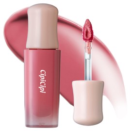 CipiCipi Dewey Film Tint Lip Tint (10 Cheerful Pink) 0.1 oz (2.8 g) High Color Long Keeping Sticky Lips