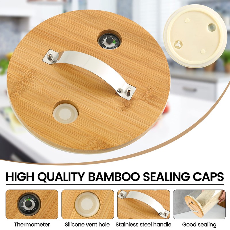 Vuinop Rice Dispenser, Rice Storage Container：Flour and Cereal Container with
