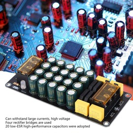 Fafeicy 1200W 100V 12A Rectifier Filter Module, Dual Power Rectifier Filter Amplifier, Rectifier Filter Board with Four Working Modes with Large Ports