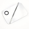 Makeup Mixing Palette, Stainless Steel Makeup Palette, Cosmetic Palette with