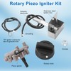 DPP-19 Rotary Piezo Igniter Kit, Gas Grill Rotary Igniters, Dual