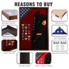 Flag Display Case Military Uniform Shadow Box Fits a Folded