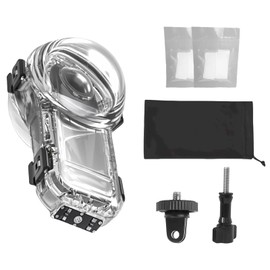 Insta 360 X5 Invisible Dive Case, Quick Release Mount Splash Prevention Housing Waterproof Up to 60M (197ft) Underwater Dive Protective Shell for Insta360 X5 with Bracket Accessories