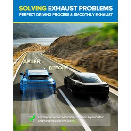 PHILTOP High Flow Catalytic Converter Fit for 1996-2000 Civic CX/DX/GX/HX/LX (except EX model) Direct-Fit Stainless Steel Catalytic Converter OE 674439