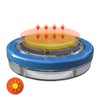 4Pcs Solar Floating Lights Waterproof LED Swimming Pool Lamp Solar