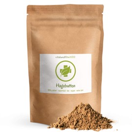 Organic Rosehip Powder - 300 g - Natural Grass - Derived from Argentine Organic Rose Hips - Raw Food Quality - Pure Vegetable