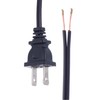 B&P Lamp® 8 Foot Black Cord Set with Inline Rotary