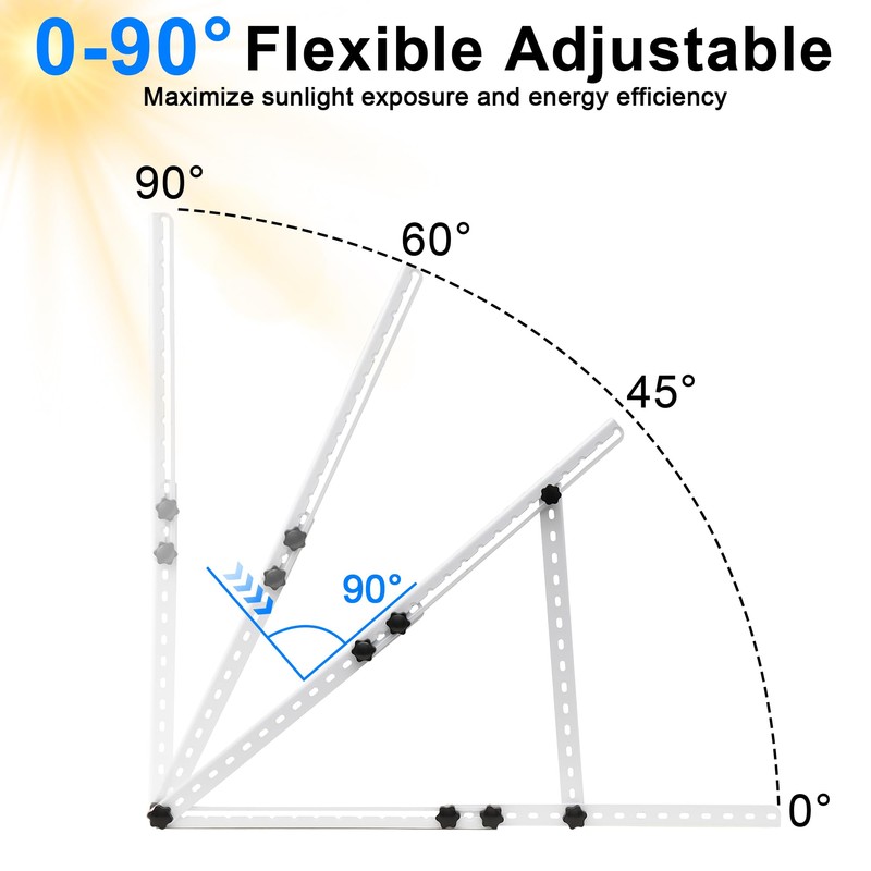 Solar Panel Mount Brackets, 30 inch Solar Panel Stand with