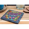 Slate Coaster – Refresh Your Spring Vibrant Floral and Drink