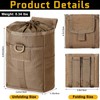 GliCraft 4 Pack Molle Dump Pouch Foldable Tactical Military Pouch