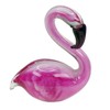 Chesapeake Bay Glass Sitting Tropical Pink Flamingo Home Decor 68538 6.5 Inches Tall