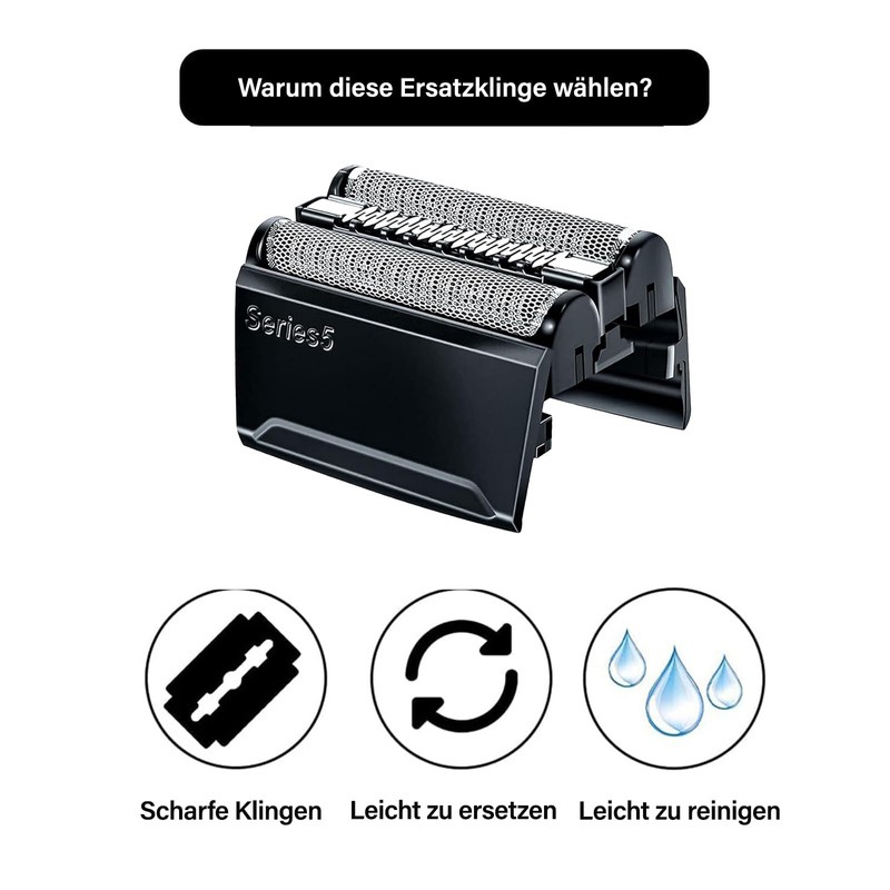 52B shaving head compatible with Braun Series 5 S5, 52B