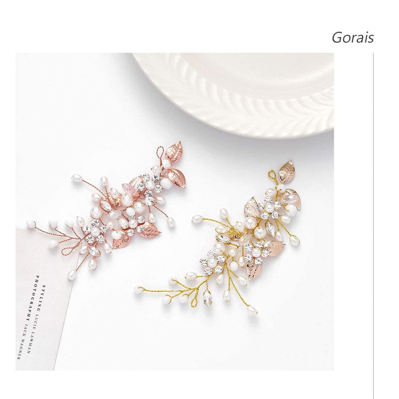 Gorais Accesorios para el pelo de novia para novia y