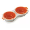 Generic Escalfador De Huevos, Doble Taza, Vapor/microondas