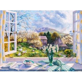 Pintoo Jigsaw Puzzles 1200 Piece for Adults - Stephen Darbishire - When Spring Comes Beautiful Plastic Puzzle for Home Decor Zero Dust Easy Storage [H2964]