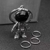 Cirsaeur 2 Piece Key Chain, Astronaut Key Ring, Metal Fittings,