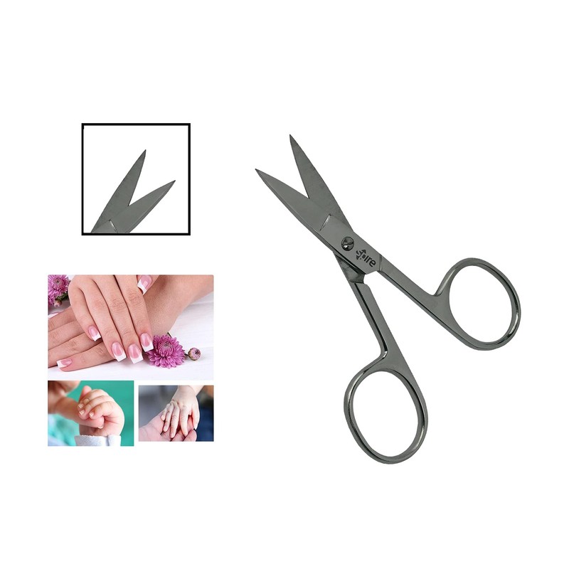 Nail Scissors Curved Sharp Heavy Duty Stainless Steel Manicure Scissors