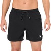 Starter Men's Standard Quick Dry Stretch Volley Swim Trunk, Black