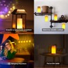 PDGROW LED Flame Lights with Remote Timer, Flame Lamp 4