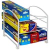 Deco Brothers Wrap Organizer Rack for Kitchen Cabinet, White (Small/Standard,