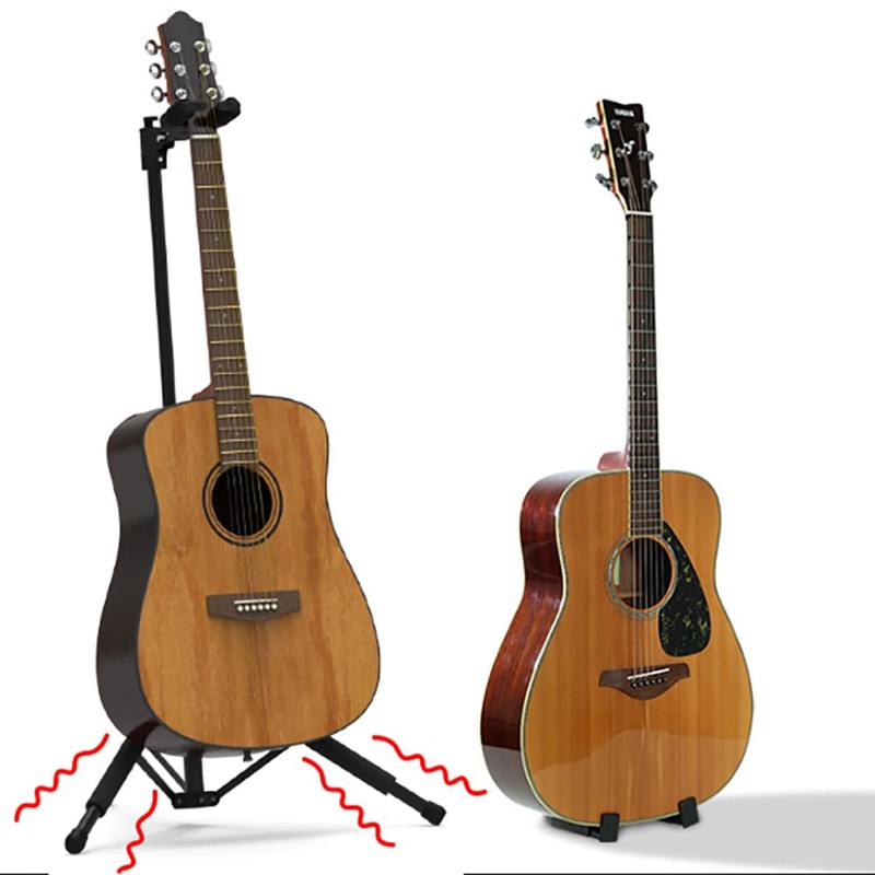 YUEKO Guitar Steady Stands,Ultra-small Size Acoustic Guitar Stand,Portable Clamping Design