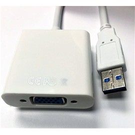 OMNIHIL USB 3.0 to VGA Adapter (Male to Female) Compatible with Sceptre E Series E275W-1920 V1 27" Screen LED-Lit Monitor