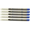 5 Monteverde Ballpoint Pen Refills, Parker Style, GEL Ink, Fine