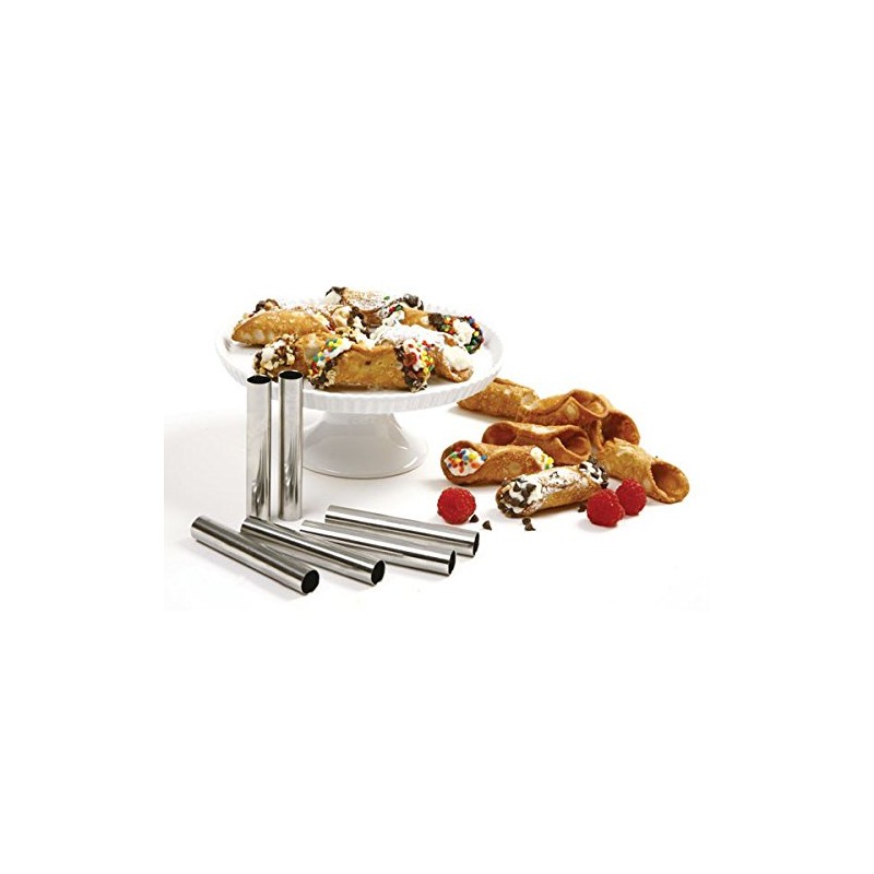 Norpro Stainless Steel Mini Cannoli Form, Set of 12
