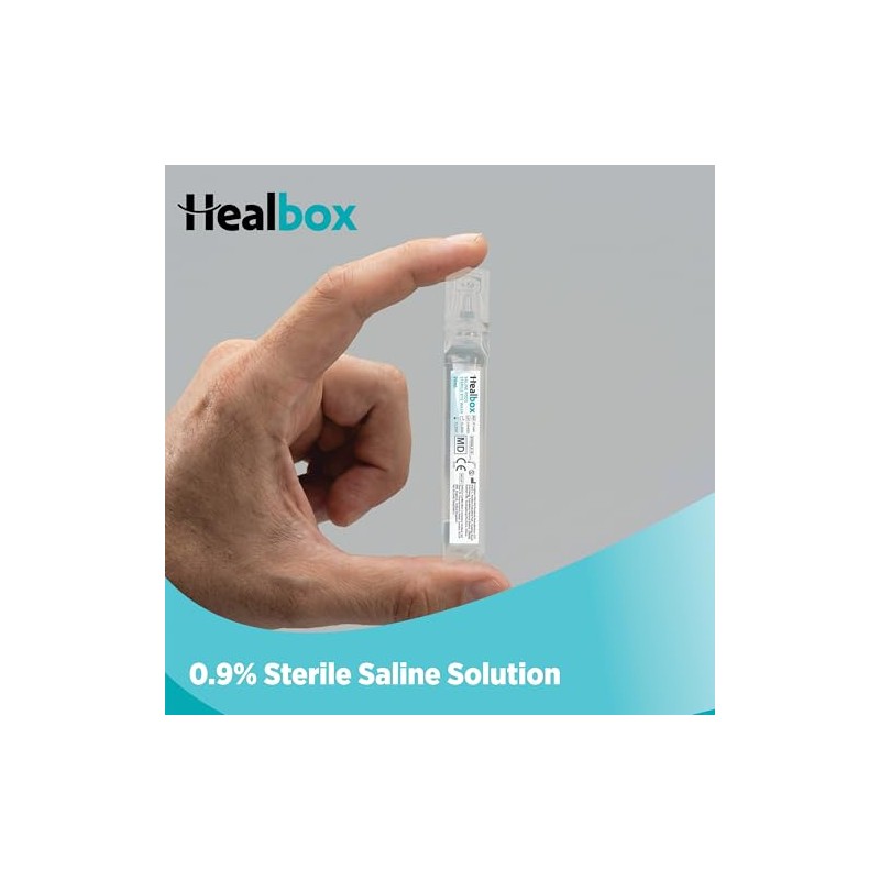 Sterile Saline Solution Eye Wash 20ml Box of 30