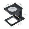 10X Magnifier Folding Magnifying Thread Counter Linen Tester Universal Portable
