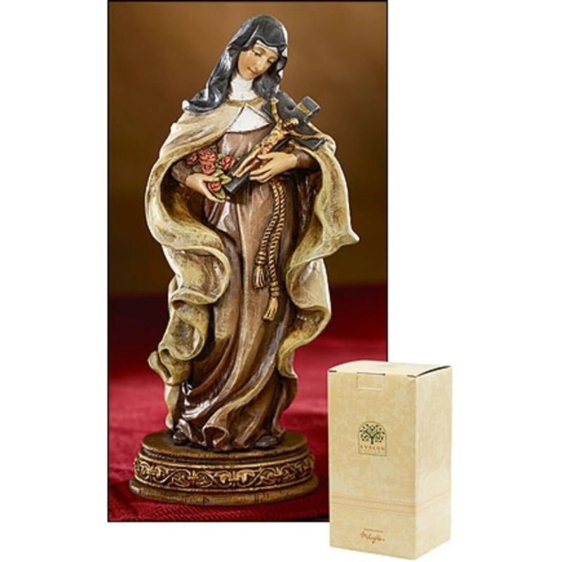 St. Theresa Statue, 6'' High Small Statues Saints (USUALLY SHIP