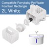 furrybaby Pet Water Fountain Replacement Pump and Light Set (For