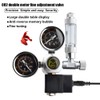 CO2 Pressure Regulator with Solenoid Valve Pressure Gauge and Check