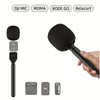Portable Handheld Microphone Holder, Durable ABS Wireless Microphone Holder, Microphone