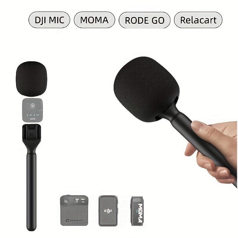 Portable Handheld Microphone Holder, Durable ABS Wireless Microphone Holder, Microphone