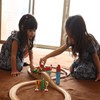 SainSmart Jr. Wooden Train Set for Toddler with Double-Side Train