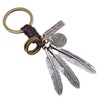 White Fang AZ256 Key Ring, Key Ring, Leather, Keys, Wolf,