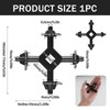 Jawfait 4 in 1 Drill Chuck Key, Professional Drill Chuck