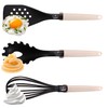 Natural Line 6-Piece Kitchen Utensil Set, Straw, Plastic Handles with